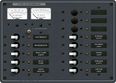 BLUE SEA 8068 DC 13 Position Panel