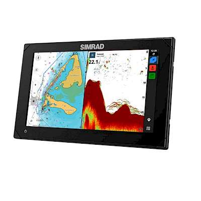 SIMRAD NSX™ 3009,  Touchscreen Chartplotter with Built-In Sounder, No Transducer