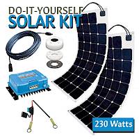 230 Watt Flexible Panel DIY Kit