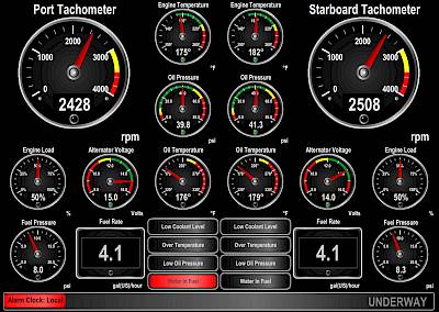 Maretron N2KVIEW N2KView Vessel monitor/Control Software