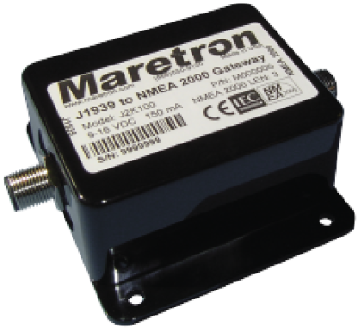 Maretron J2K100 J1939 to NMEA 2000® gateway